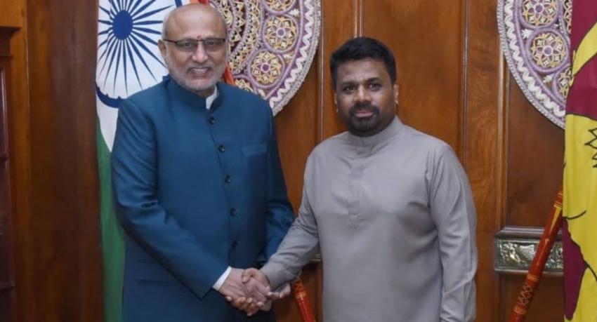 Indian Vice President Meets President Dissanayake